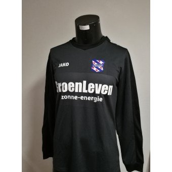 Keepershirt grijs met groenleven 8916